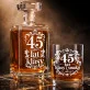 Zestaw Do Whisky Dla 45 Latka Prezent Na 45 Urodziny Dla Mężczyzny: 45 Lat Klasy
