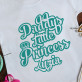 Daddys little princess - Koszulka z nadrukiem dla dziecka