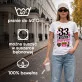 Koszulka Damska Biała Na 33 Urodziny Prezent Dla Kobiety: Trzydziestkowy Humor