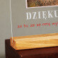 Dziękuję, że wytrzymujesz - Wydruk na szkle akrylowym z podstawką Dziękuję, że wytrzymujesz - Wydruk na szkle akrylowym z podstawką