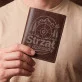 Portfel Skórzany Dla Myśliwego Prezent Dla Mężczyzny: Emblemat Myśliwski