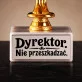 Statuetka Z Grawerem Dla Dyrektora Prezent Dla Mężczyzny: Dyrektor. Nie Przeszkadzać.