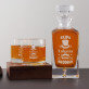 Ekipa pana młodego - Zestaw Grawerowana Karafka I Szklanki Do Whisky Ekipa pana młodego - Zestaw Grawerowana Karafka I Szklanki Do Whisky