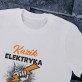 Elektryka prąd nie tyka - Koszulka męska z nadrukiem