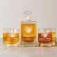 fingerprints - Zestaw Grawerowana Karafka 0,7 i Szklanki Do Whisky fingerprints - Zestaw Grawerowana Karafka 0,7 i Szklanki Do Whisky