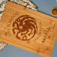 Fire&Blood - deska do krojenia z grawerem Fire&Blood - deska do krojenia z grawerem