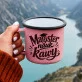 Kubek Emaliowany Dla Magistra Prezent Dla Mężczyzny: Magister Kawowej Wiedzy