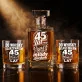 Zestaw Do Whisky Dla 45 Latka Prezent Na 45 Urodziny Dla Mężczyzny: Dojrzały Z Humorem Zestaw Do Whisky Dla 45 Latka Prezent Na 45 Urodziny Dla Mężczyzny: Dojrzały Z Humorem