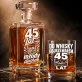 Zestaw Do Whisky Dla 45 Latka Prezent Na 45 Urodziny Dla Mężczyzny: Dojrzały Z Humorem Zestaw Do Whisky Dla 45 Latka Prezent Na 45 Urodziny Dla Mężczyzny: Dojrzały Z Humorem