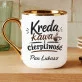 Kubek Personalizowany Dla Wychowawcy Prezent Na Dzień Nauczyciela Dla Mężczyzny: Kreda, Kawa I Cierpliwość