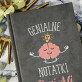 Genialne notatki - notatnik A5 z nadrukiem Genialne notatki - notatnik A5 z nadrukiem