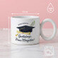 Gratulacje pani magister - Kubek z okrągłym uchem