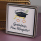 Gratulacje pani magister - Pozłacane kolczyki kółka Gratulacje pani magister - Pozłacane kolczyki kółka