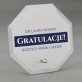 Gratulacje - Szklana statuetka