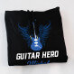 Guitar hero - Bluza męska czarna z kapturem
