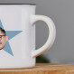 Gwiazdka ze zdjęciem the office - Kubek ceramiczny z czarnym rantem