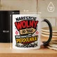 Kubek Z Nadrukiem Na Odejście Z Pracy Prezent Dla Mężczyzny: Nareszcie Wolny