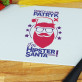 Hipster Santa - deska do krojenia