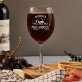 Ho ho ho na wino - Grawerowany Kieliszek do wina