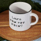 How you doin - Kubek ceramiczny z czarnym rantem How you doin - Kubek ceramiczny z czarnym rantem