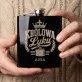 Piersiówka Z Grawerem Dla Kobiety Prezent Dla Kobiety: Królowa Łyku