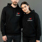 I heart imię - Bluzy dla par