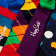 Ikona stylu - Happy Socks - Dots - Zestaw 4 par skarpet męskich