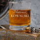 Imię i nazwisko - Szklanka do whisky