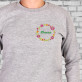 Imię kwiatki - Bluza damska bez kaptura Imię kwiatki - Bluza damska bez kaptura