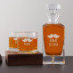 Imię - Zestaw Grawerowana Karafka I Szklanki Do Whisky Imię - Zestaw Grawerowana Karafka I Szklanki Do Whisky