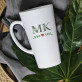 Inicjały floral - kubek personalizowany Inicjały floral - kubek personalizowany