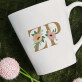 Inicjały kwiaty - kubek personalizowany Inicjały kwiaty - kubek personalizowany