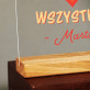 Jesteś dla mnie wszystkim - Wydruk na szkle akrylowym z podstawką Jesteś dla mnie wszystkim - Wydruk na szkle akrylowym z podstawką
