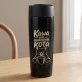 Kubek Termiczny Dla Miłośnika Kotów Prezent Dla Mężczyzny: Kawa Pod Nadzorem Kota