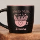 Kawusia tatusia - Czarny kubek ceramiczny Kawusia tatusia - Czarny kubek ceramiczny