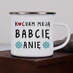 Kocham babcię - Kubek emaliowany