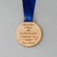 Kolejnych pięknych lat - Drewniany medal