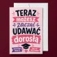 Kartka z Życzeniami Na Zakończenie Studiów Dla Magistra Kobiety: Magisterka Z Humorem