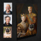 Królewscy dziadkowie z pupilem - Królewski portret