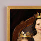 Królowa mama z dziećmi - Królewski portret