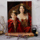 Królowa mama z synem - Królewski portret Królowa mama z synem - Królewski portret
