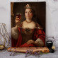 Królowa z winem - Królewski portret Królowa z winem - Królewski portret