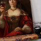 Królowa z winem - Królewski portret Królowa z winem - Królewski portret