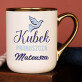 Kubek proboszcza - Kubek ceramiczny z kolorowym rantem