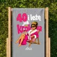 Leżak Z Nadrukiem Na 40 Urodziny Prezent Dla Kobiety: 40 I Leżę Jak Królowa