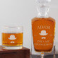 Last Gentleman - Zestaw Grawerowana Karafka I Szklanki Do Whisky Last Gentleman - Zestaw Grawerowana Karafka I Szklanki Do Whisky