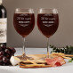 Lata Razem - Dwa Grawerowane Kieliszki do wina