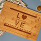 LOVE - deska do krojenia z grawerem LOVE - deska do krojenia z grawerem