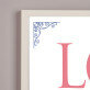 Love together - wydruk obramowany