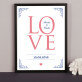 Love together - wydruk obramowany